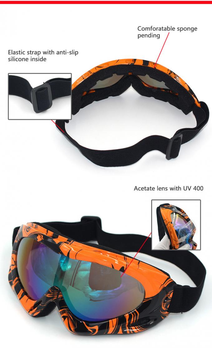 عینک محافظ ایمنی UV400 Scrooter Eyewear Dirt Bike Goggle