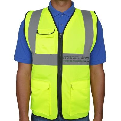 لباس ایمنی PPE لباس ایمنی کلاس 1 کلاس 2 کلاس 3 سطح حفاظت در S M L XL XXL برای کارگران حمل و نقل طراحی شده است